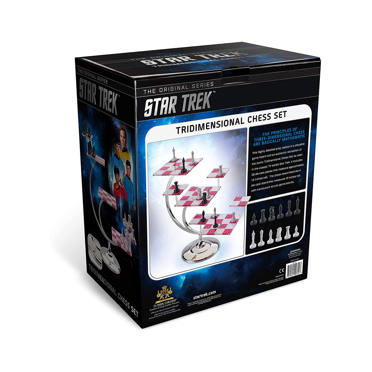 The Noble Collection Star Trek Tri Dimensional Chess Set
