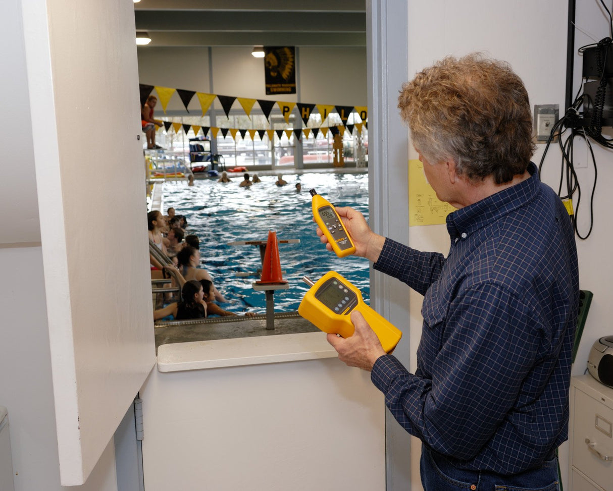 FLUKE FL971 Fluke Temperature Humidity Meter-Yello