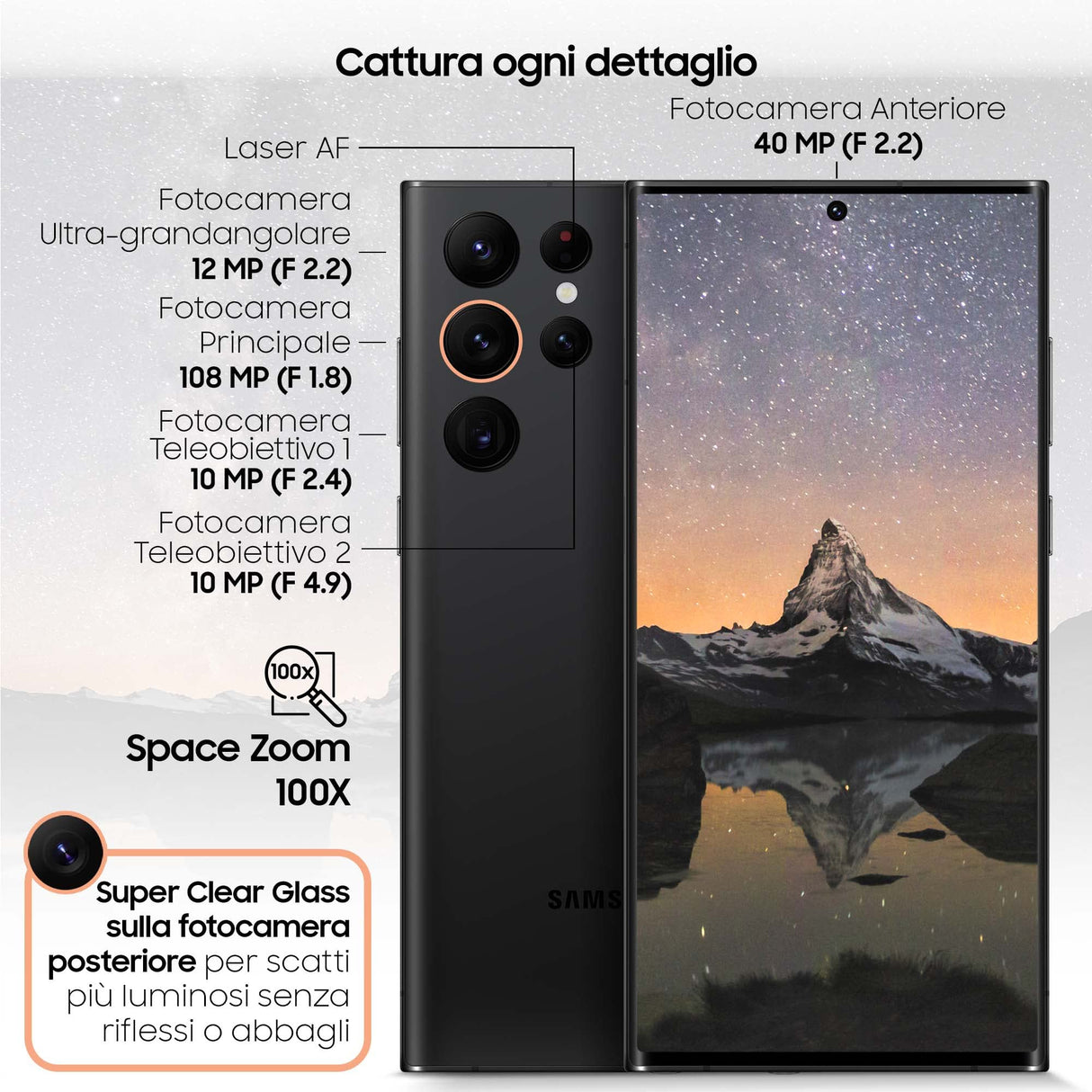 Galaxy S22 Ultra libre 5G 256GB (Reacondicionado)