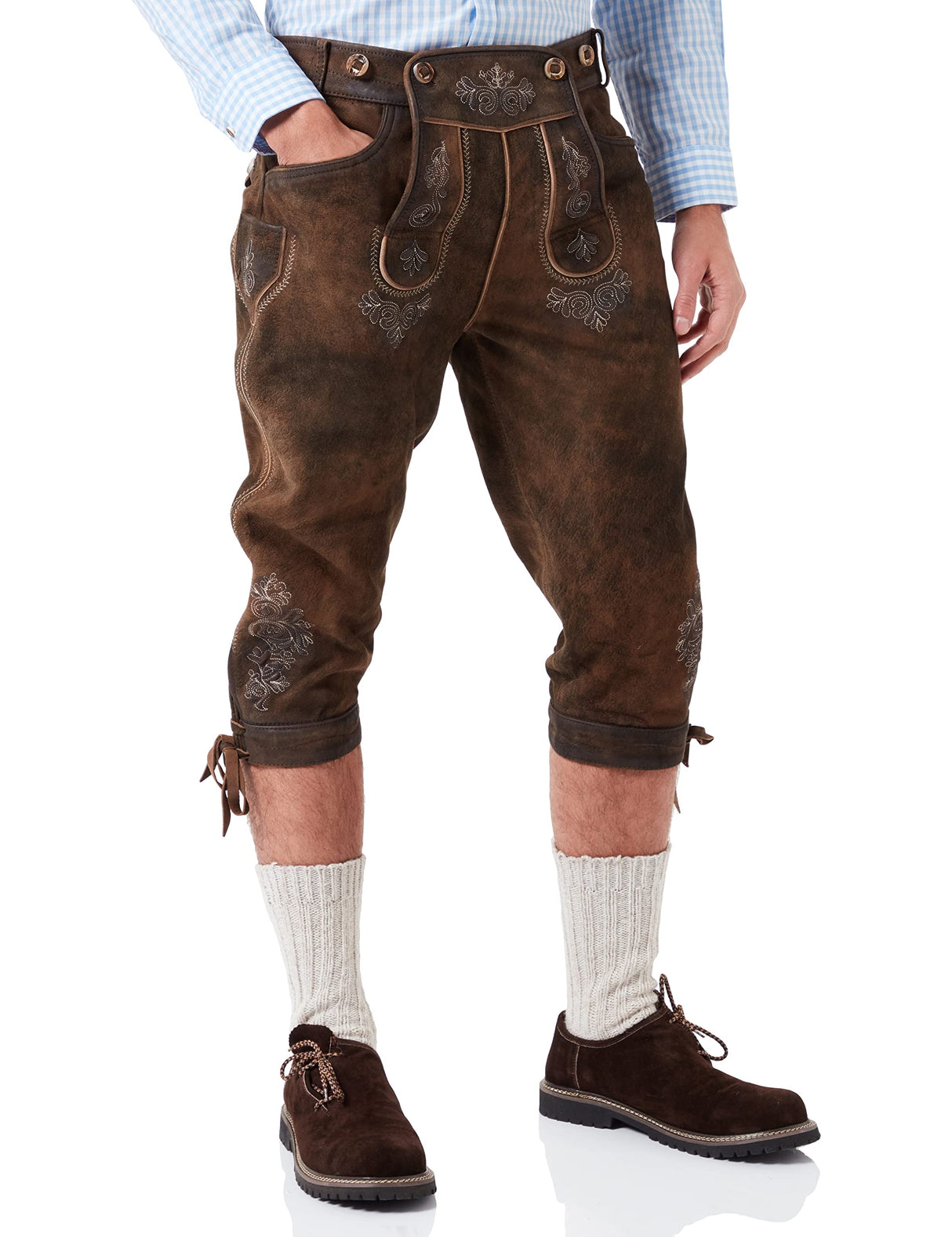 Stockerpoint Manguera Justin4 Pantalón, Habana manchada, 44W para Hombre