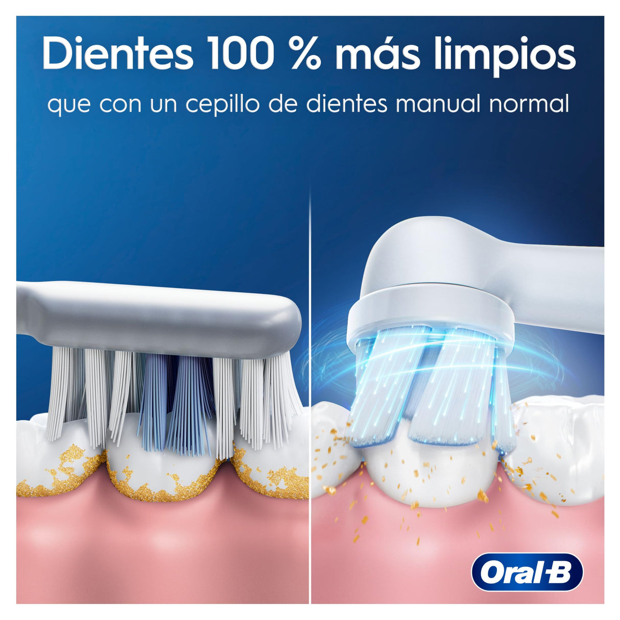 Oral-B iO 2 Pack de 2 Cepillos de Dientes Eléctricos Negro Noche y Rosa Suave, 2 Cabezales, 3 Modos De Cepillado, Sensor De Presión y Temporizador, Diseñados por Braun