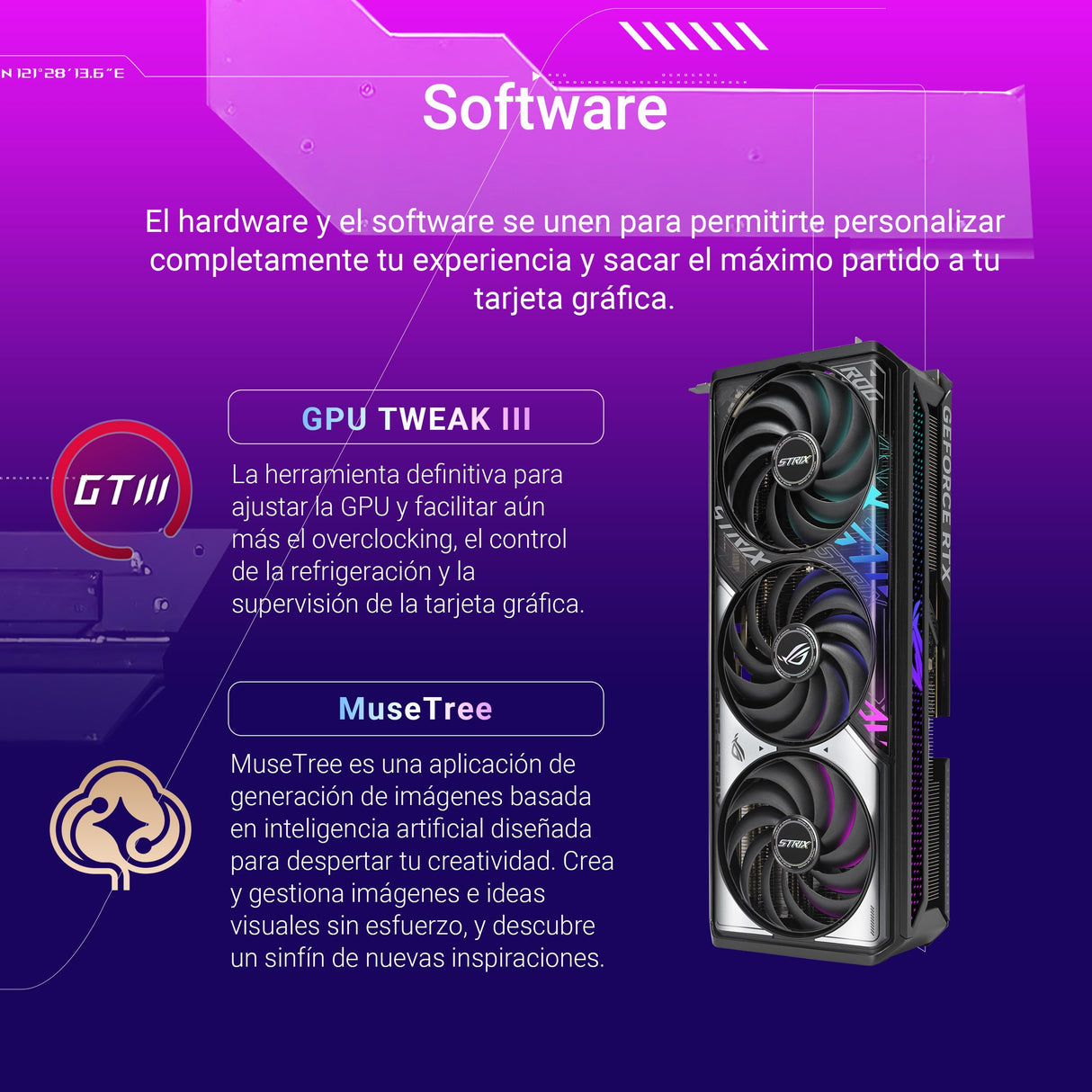 ASUS ROG Strix GeForce RTX 5070 OC Edition 12 GB GDDR7 Tarjeta gráfica Gaming (PCIe 5.0, HDMI/DP 2.1, 3,2 Ranuras, Axial-Tech, MaxContact, Almohadilla térmica de Cambio de Fase, Aura Sync)