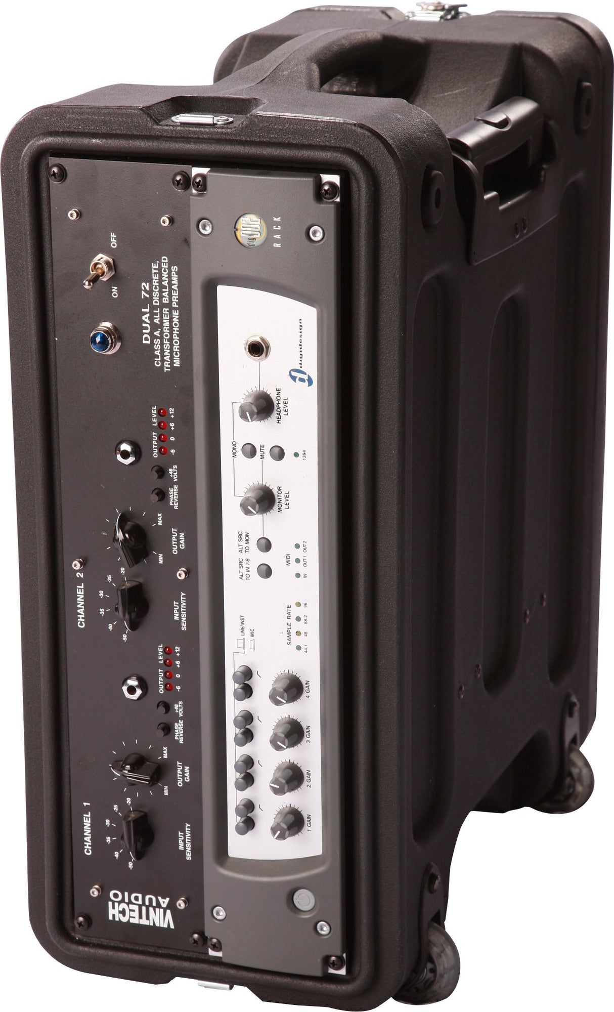Gator Cases G-Pro Racks Pro Series, caja de PE moldeado Mil-Grade; 8U, 19" de profundidad; con asa y ruedas (G-PROR-8U-19)