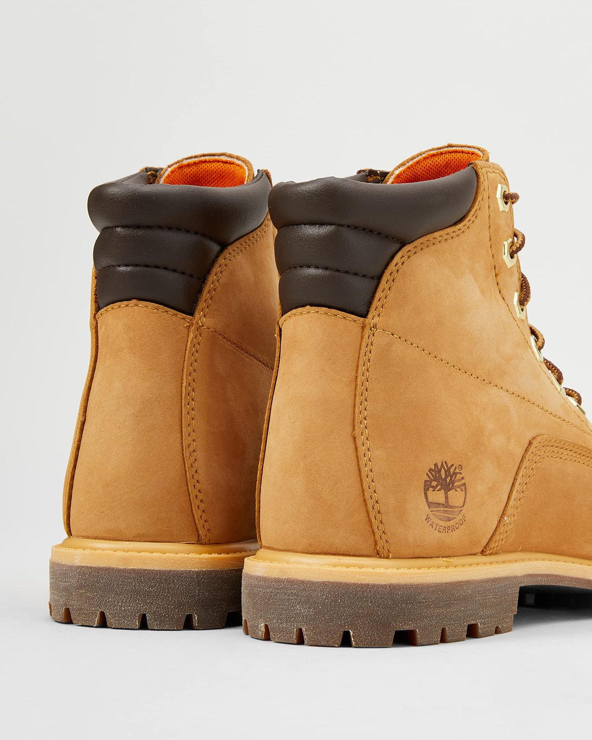 Timberland Waterville 6-Inch Basic Waterproof, Botas Chukka Mujer, Amarillo Wheat Nubuck, 37.5 EU