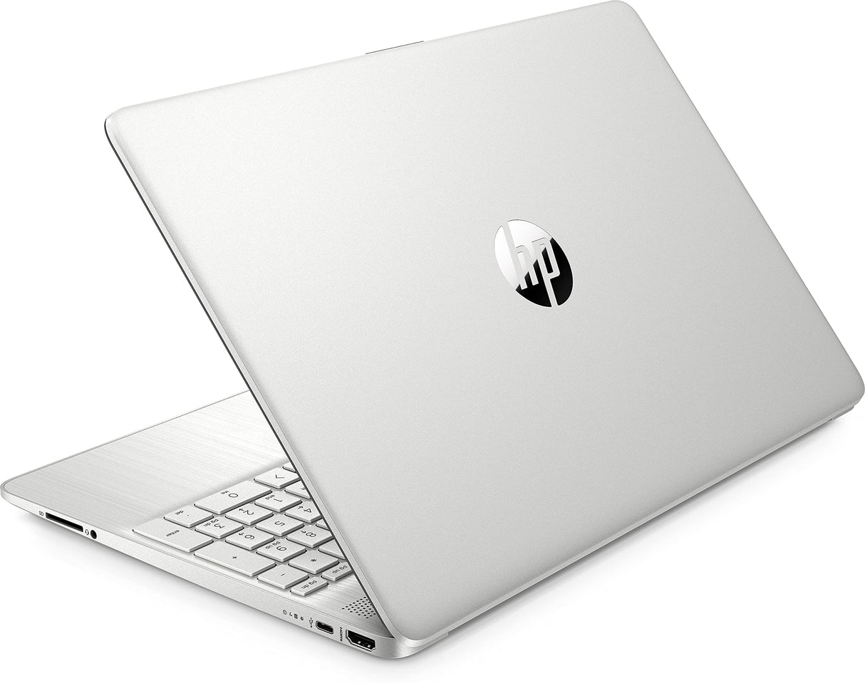 HP Laptop FHD-Display, AMD Ryzen 5-5500U, 16GB DDR4 RAM, 512GB SSD, AMD Radeon Graphics, QWERTZ toetsenbord, Windows 11, zilver