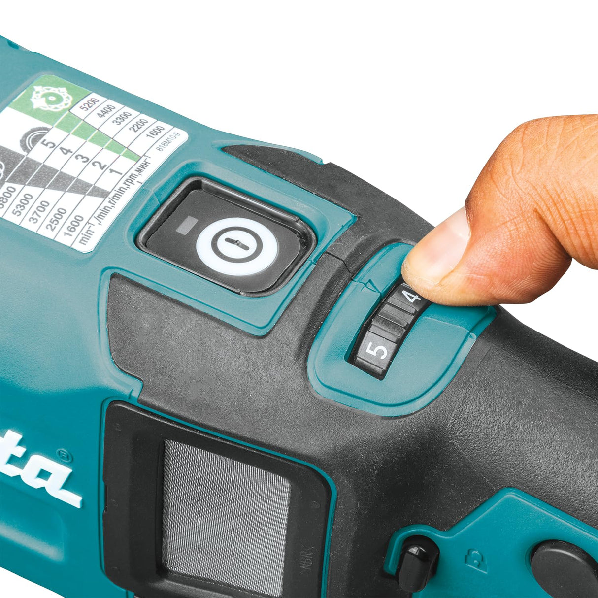 Makita DPO500Z Pulidora rotorbital BL 18V LXT 125mm (sin batería y cargador)