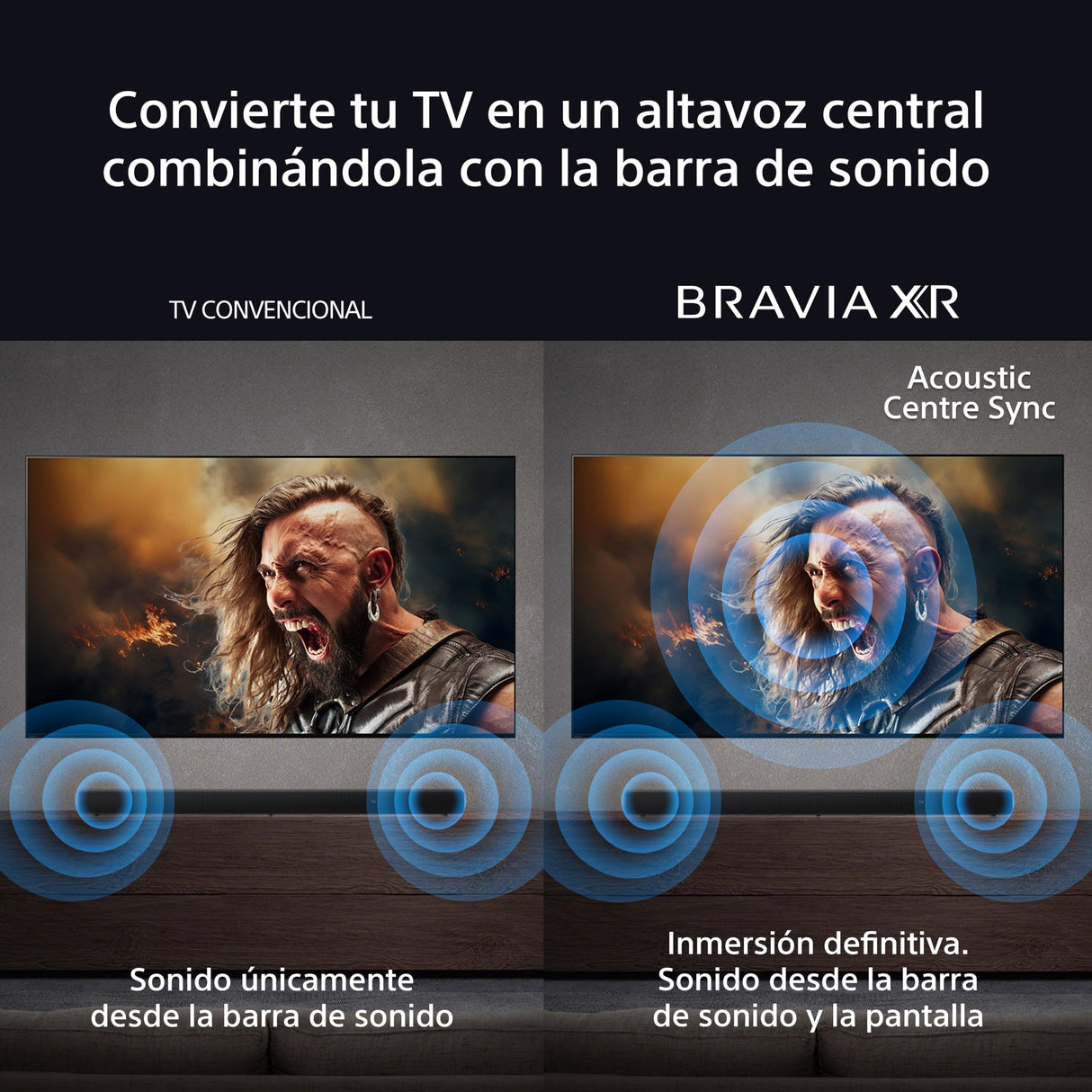 SONY BRAVIA Theatre Bar 8 – Barra de Sonido TV, Dolby Atmos® 11 Altavoces, Wi-Fi®, Bluetooth®, 360 Spatial Sound Mapping, Modelo 2024