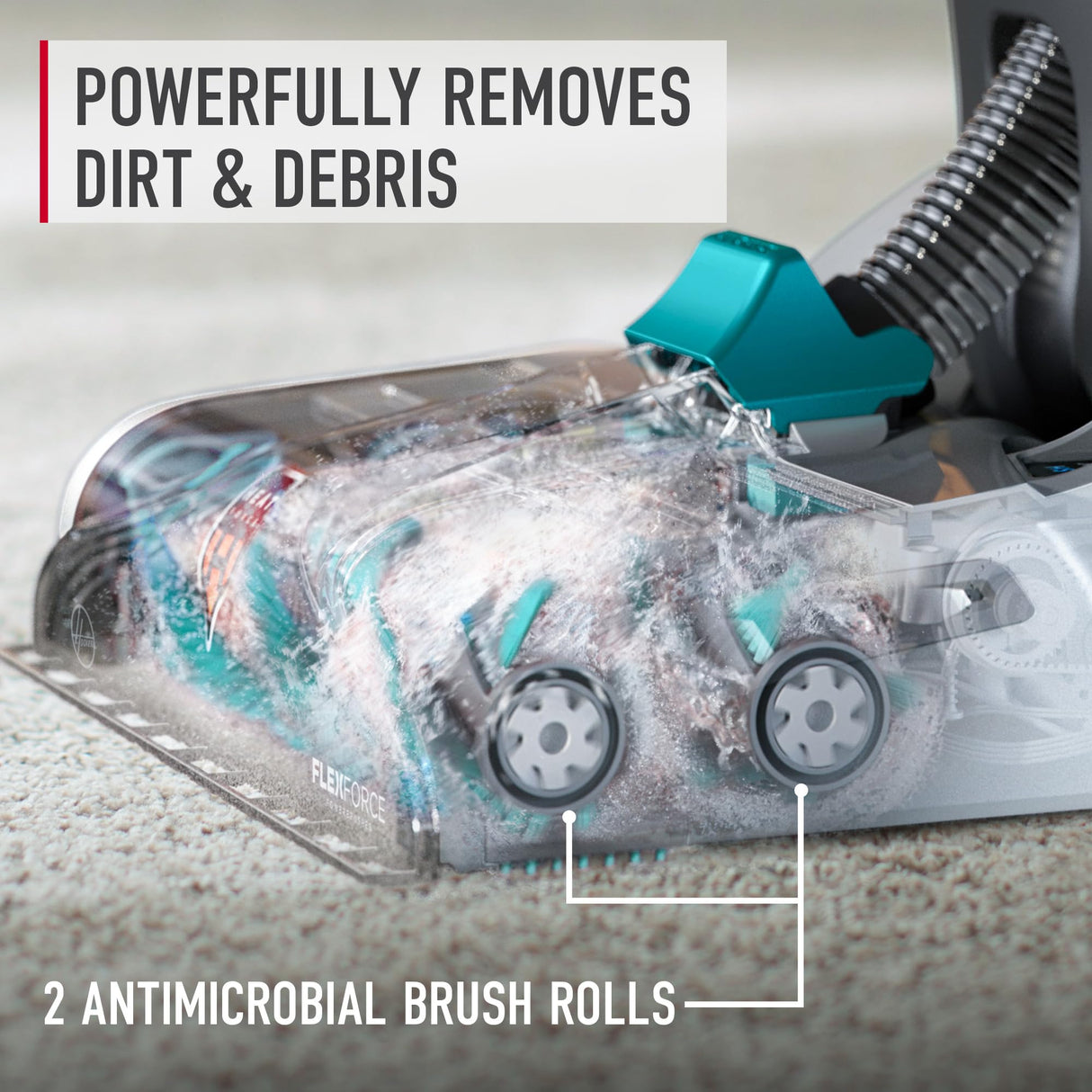 Hoover Smartwash FH52000 - Limpiador automático de alfombras, color turquesa