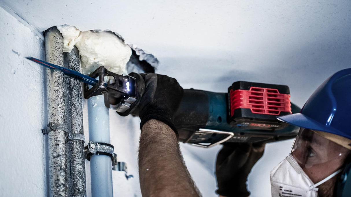 Bosch Professional 10x Hojas de sierra sable Expert `Multi Material` S 1256 XHM (para Hierro fundido, Longitud 300 mm, accesorios Sierra sable)