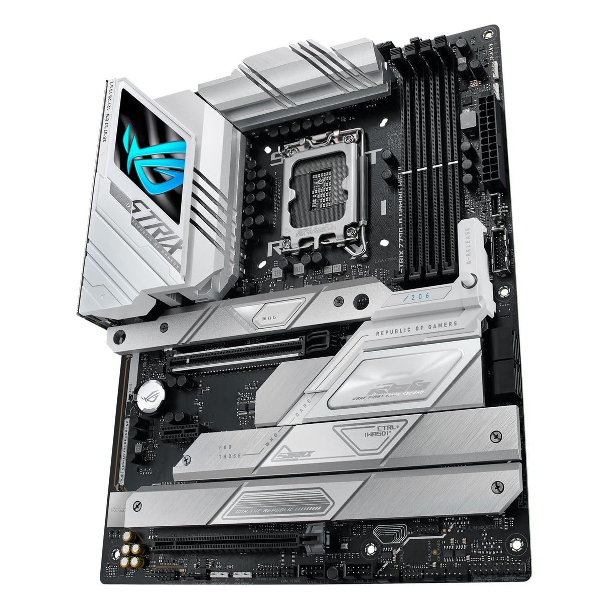 ASUS ROG Strix Z790-A Gaming WiFi II Placa Base Intel Z790, LGA 1700, DDR5, Conectores de Alimentación Duales ProCool II, PCIe 5.0, WiFi 7 y USB Alta Velocidad, 1 Puerto E/S, AEMP, 8000+ MT/S