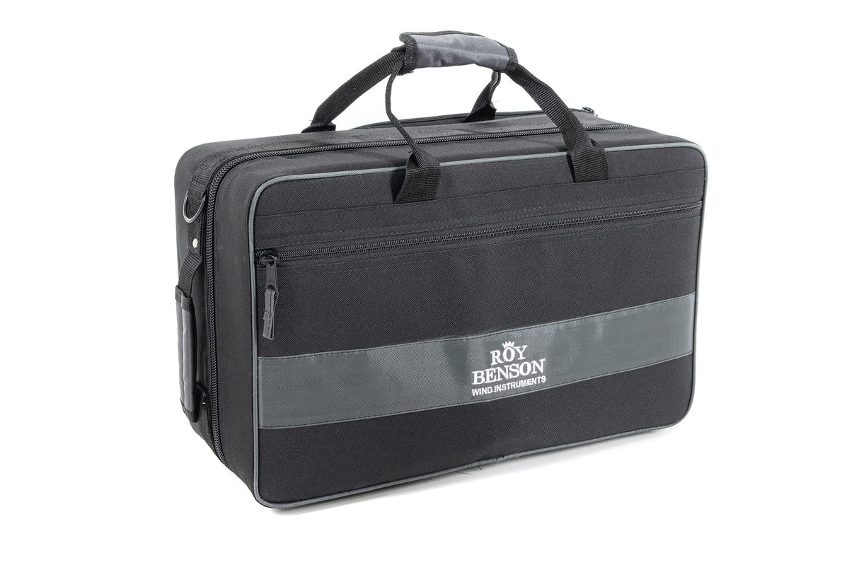 Roy Benson Fliscorno en Sib FH-302G (con orificio MS de 11 mm, campana de latón dorado, válvulas de acero inoxidable, incl. estuche rectangular ligero, con función de mochila, tamaño: 6"), lacado