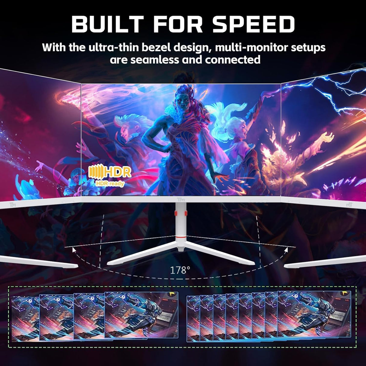 Twisted Minds Artic Pro Series 24" FHD – 180HZ – White