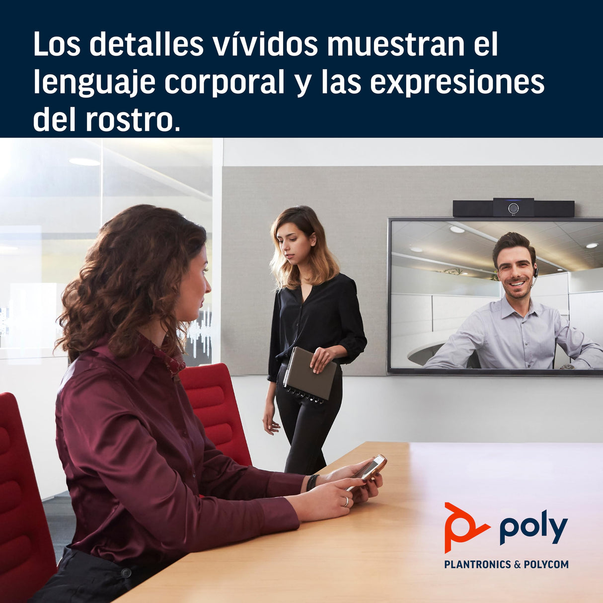 Poly - Studio - Sistema premium de audio y videoconferencia (Polycom) - Conectividad USB Plug-and-Play - Solución de vídeo para oficinas domésticas y pequeñas salas de conferencias