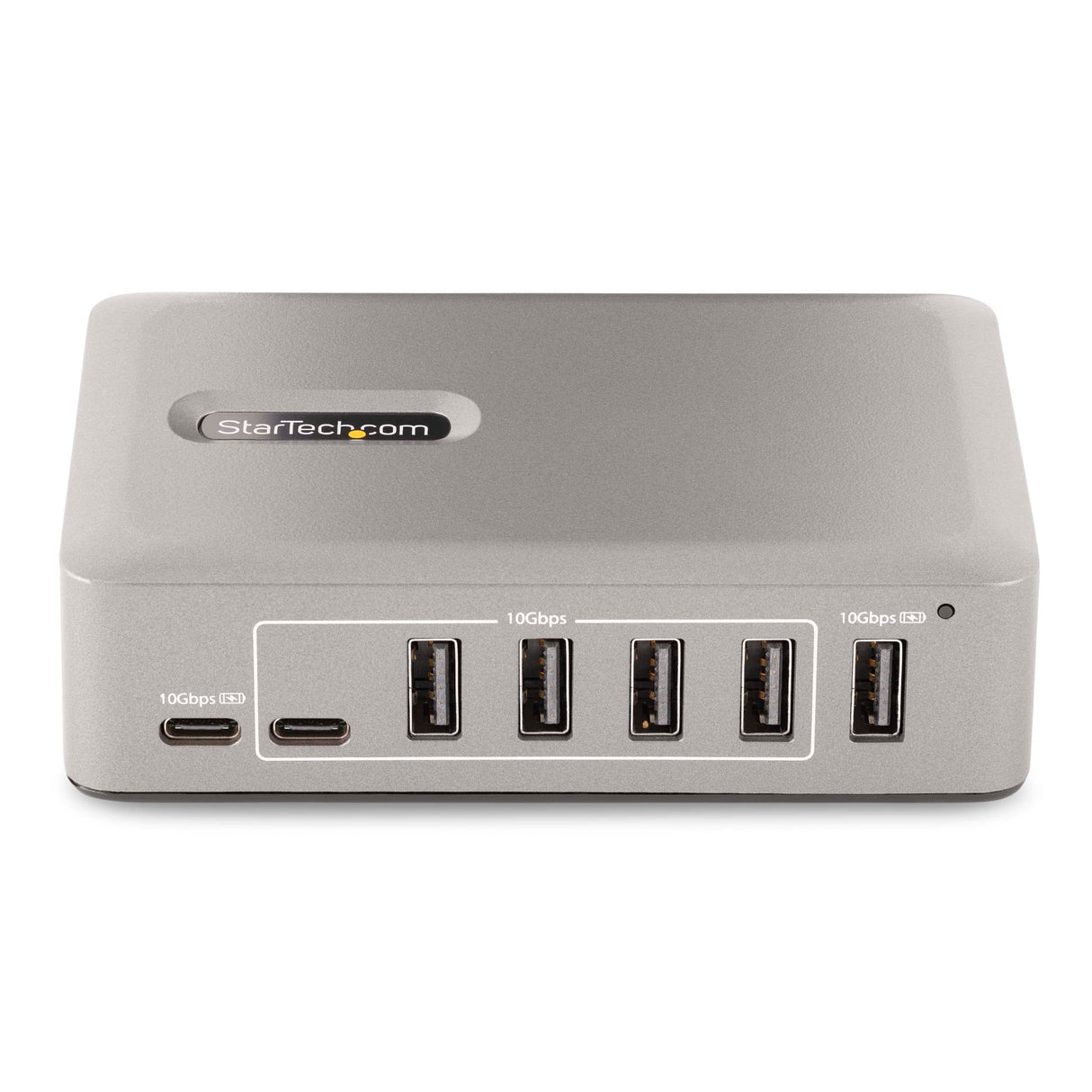 StarTech.com Hub Concentrador USB-C de 10 Puertos - 8X USB-A/2x USB-C - con Fuente de 65W - USB 3.1 10Gbps - Ladrón USB Tipo C con Certificación USB-IF - Multiplicador USB C (10G5A2CS-USB-C-HUB)