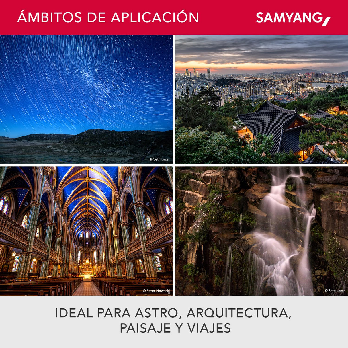 Samyang DSLR - Objetivo fotográfico para Nikon F Ae (20 mm, F1.8 ED, AS UMC), Negro