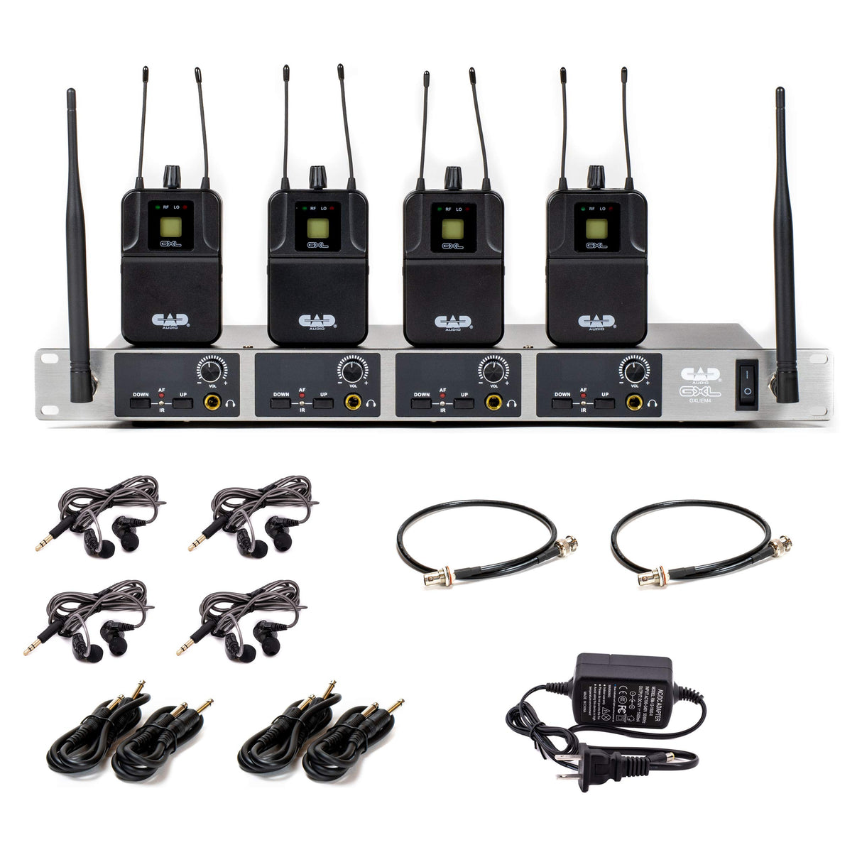 CAD AUDIO Monitor de Audio intrauditivo, estándar (GXLIEM4)