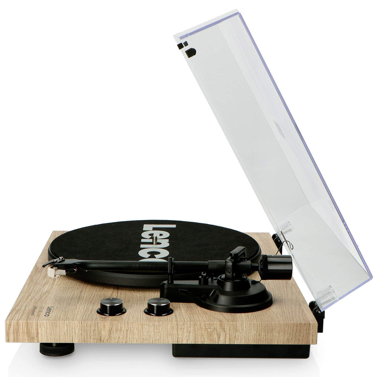 Lenco LBT-188 Tocadiscos Bluetooth® - admite Salidas de RCA y USB - 2 velocidades 33 RPM y 45 RPM - preamplificador - carcasa de MDF - transmisión por correa - madera natural
