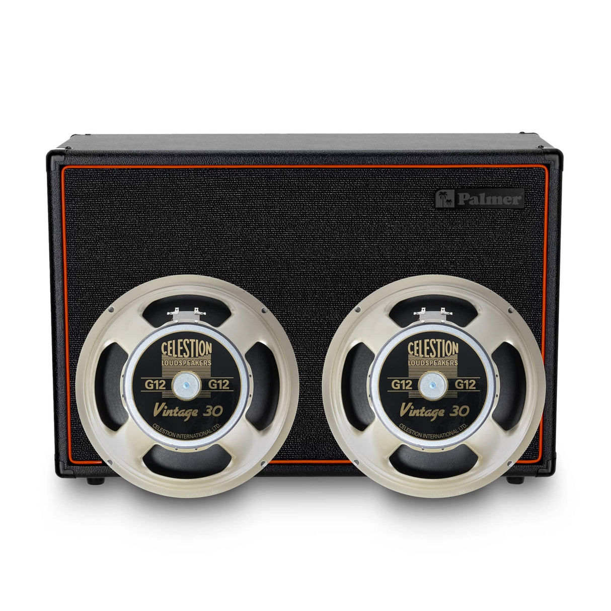 Palmer CAB 212 X V30 - Caja de altavoces para guitarra con Celestion Vintage 30, 2 x 12, cierre trasero