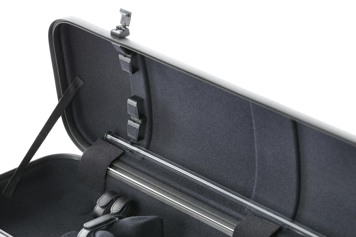 GEWA Funda para violín AIR 2.1 blanco mate, con mango lateral adicional, fabricado en Alemania