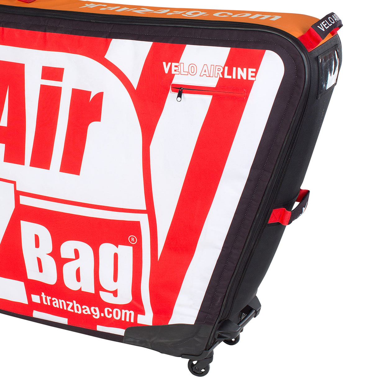 TranZbag Air - Bolsa de Transporte para Bicicleta, Color Rojo, tamaño Talla única