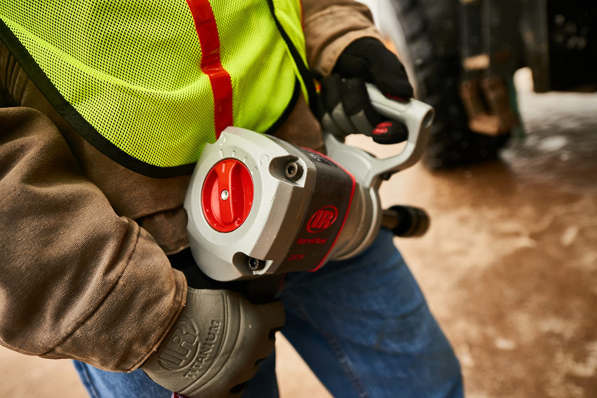 Ingersoll Rand 2175MAX-6, Llave de Impacto, 1", Empuñadura de Pistola, con Yunque Largo, 2715 Nm de Par, Diseño de Núcleo de Acero y Carcasa Resistente a Productos Químicos, Ligera