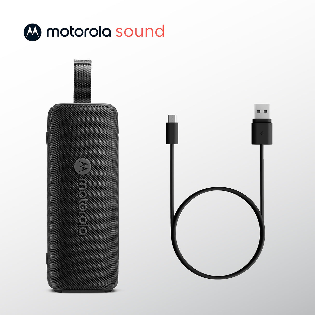 Motorola Sound - Altavoz Inalámbrico Bluetooth ROKR 600 - Potente Sonido de 30W, Resistente al Agua y Polvo, Función Broadcast para Conectar 20+ Altavoces, 6 Horas de Reproducción, Negro