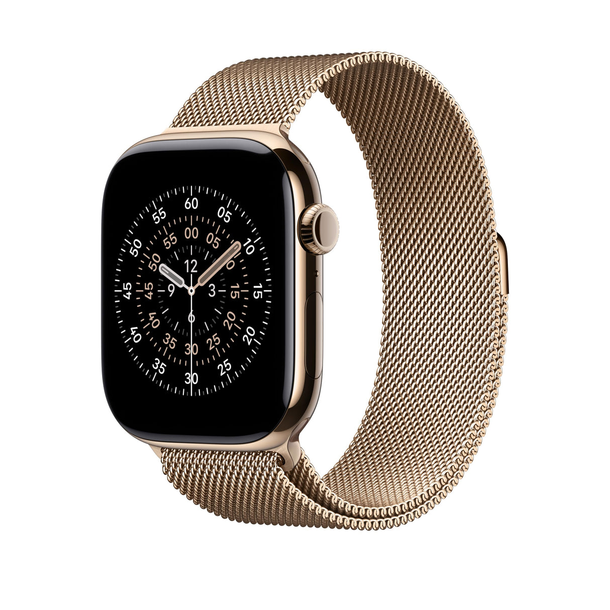 Apple Watch Band - Pulsera Milanese Loop - 46 mm - Titanio Oro - Talla M/L