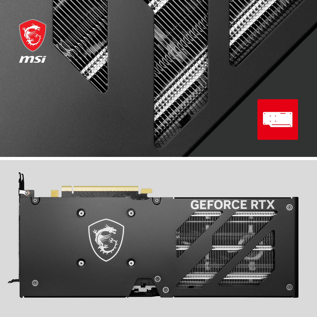 MSI GeForce RTX 4060 Gaming X Slim Tarjeta Gráfica - RTX 4060 Ti, GDDR6, 16GB, PCIe 4.0-2 x TORX Fan 4.0 - HDMI 2.1a, DisplayPort 1.4a