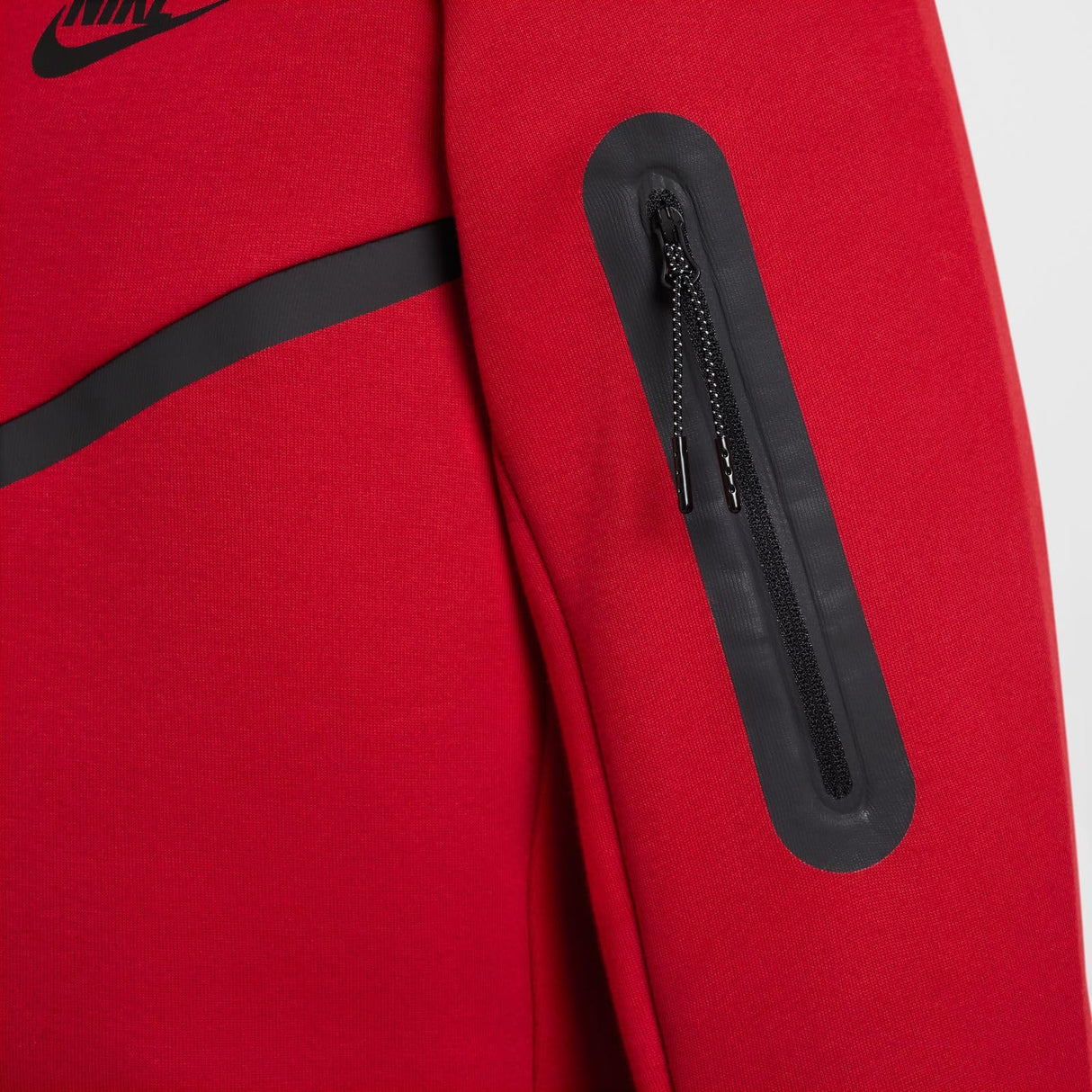 Nike Tech Sudadera con Capucha Windrunner con Cremallera Completa - Hombre, Gym Red/Black, HV0949-687, S
