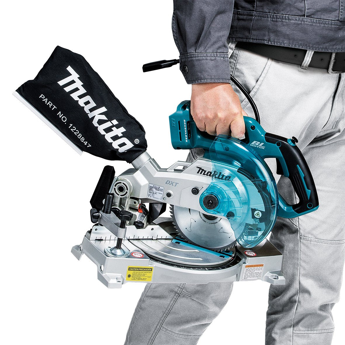 MAKITA DLS600Z Ingletadora a batería 18V Litio-ion 680 W, /sin baterías, sin cargador