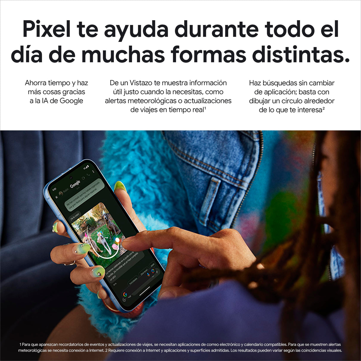 Google Pixel 8a - Smartphone Android Libre con Cámara Pixel Avanzada, batería de 24 Horas de duración y potentes Funciones de Seguridad - Obsidiana, 256GB