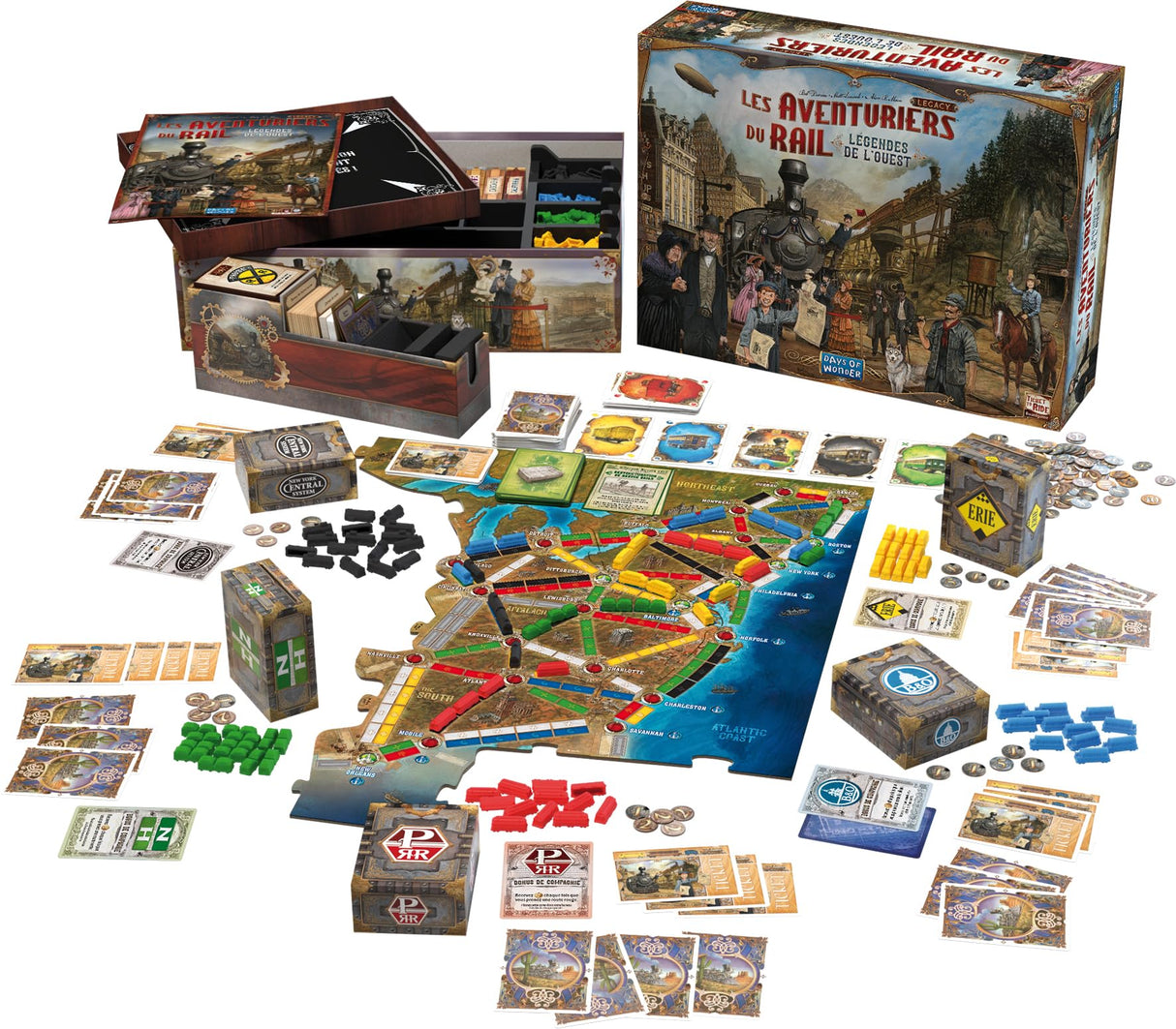 Aventuriers du Rail (Les) : Legacy – Versión Francesa