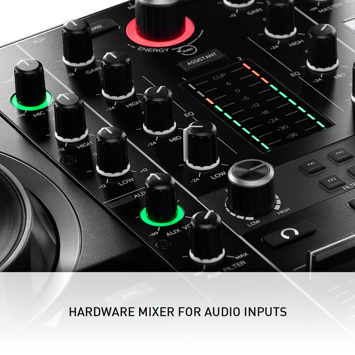 Hercules DJControl Inpulse 500 - Controladora de DJ USB de 2 decks para Serato DJ Lite y DJUCED