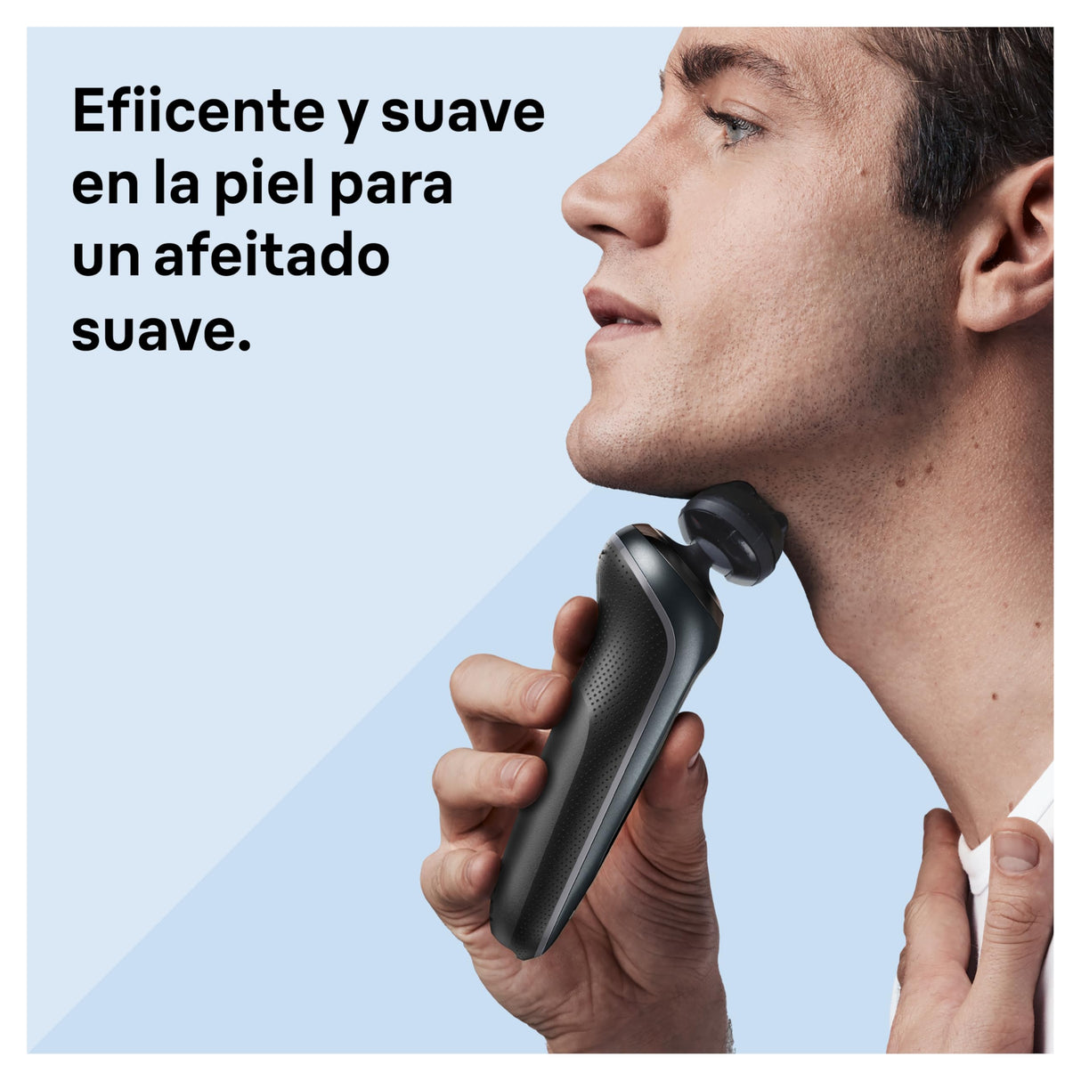 Braun Series 6 Afeitadora Eléctrica Hombre, Máquina de Afeitar Barba con Recortadora De Precisión EasyClick, SensoFlex, Uso En Seco y en Mojado, Recargable, Inalámbrica, 61-N1200s, Gris