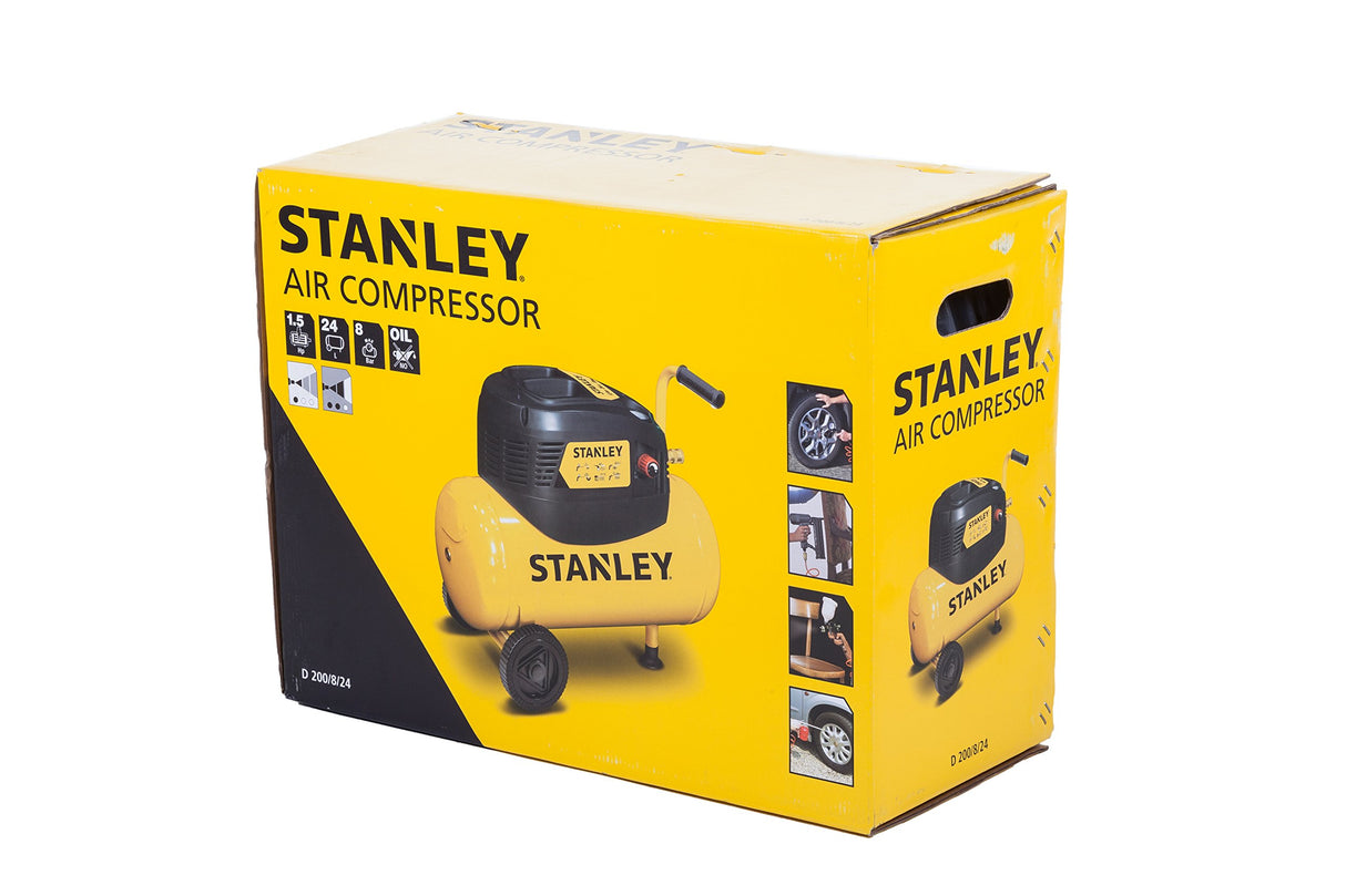 Stanley D200/8/24 Compresor, Multicolor, 24 l