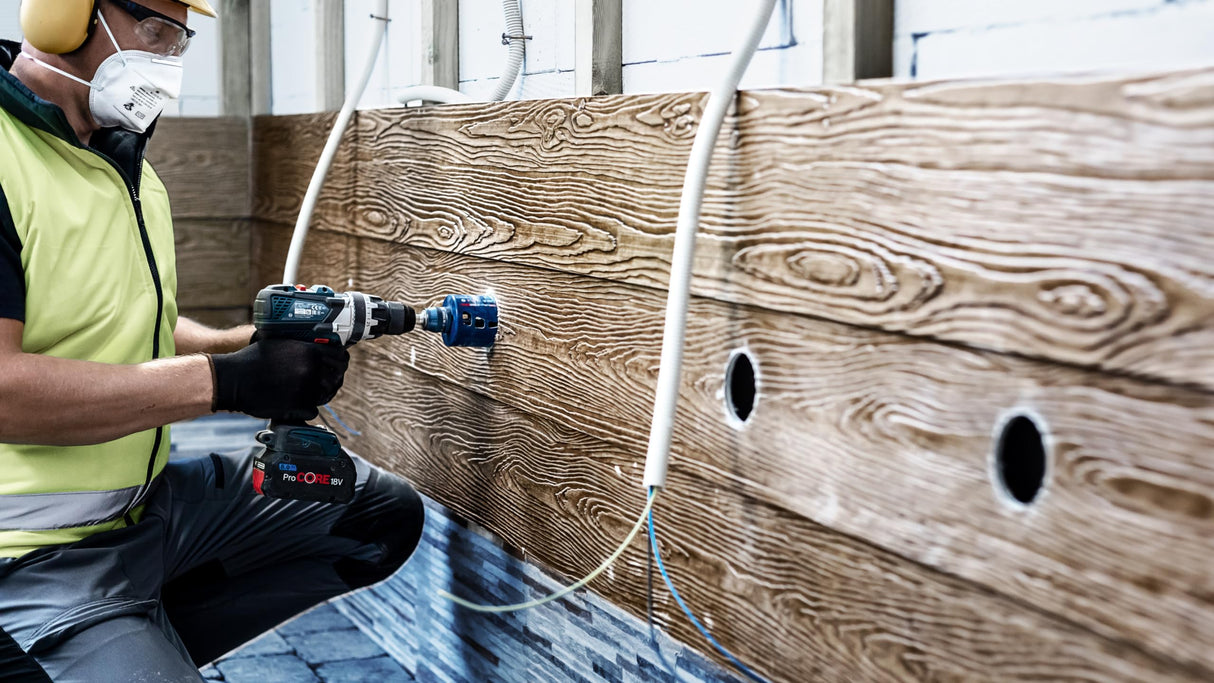 Bosch Professional 14x Set de sierras de corona Expert Tough Material (Accesorios Taladro de impacto rotativo), Gris, Ø 20-76 mm