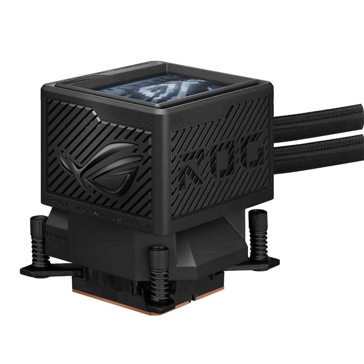 ASUS ROG Ryujin III 360 ARGB Extreme - Sistema de refrigeración AiO con Bomba Asetek Gen8 V2, Ventiladores magnéticos Reforzados, LCD de 3.5'', monitorización del Hardware y GIF Personalizados