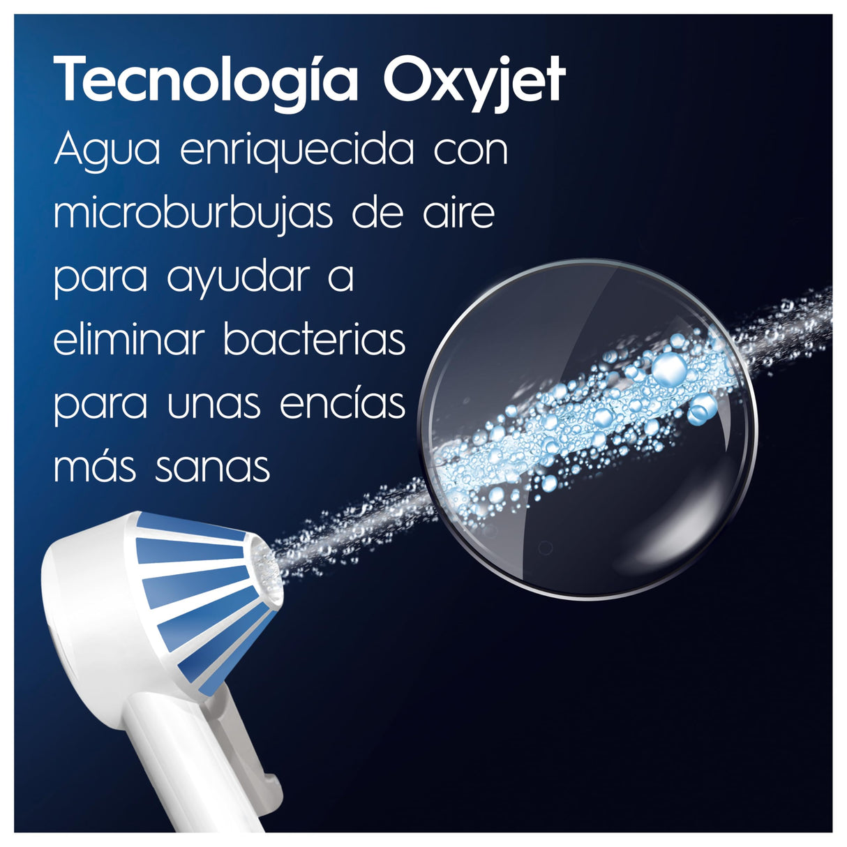 Oral-B Centro De Salud Bucal Irrigador: Irrigador Dental de Agua, Cabezal Oxyjet, Cabezal Water Jet + Cepillo de Dientes Eléctrico iO6 con Cabezal de Recambio, Regalos Originales para Mujer y Hombre