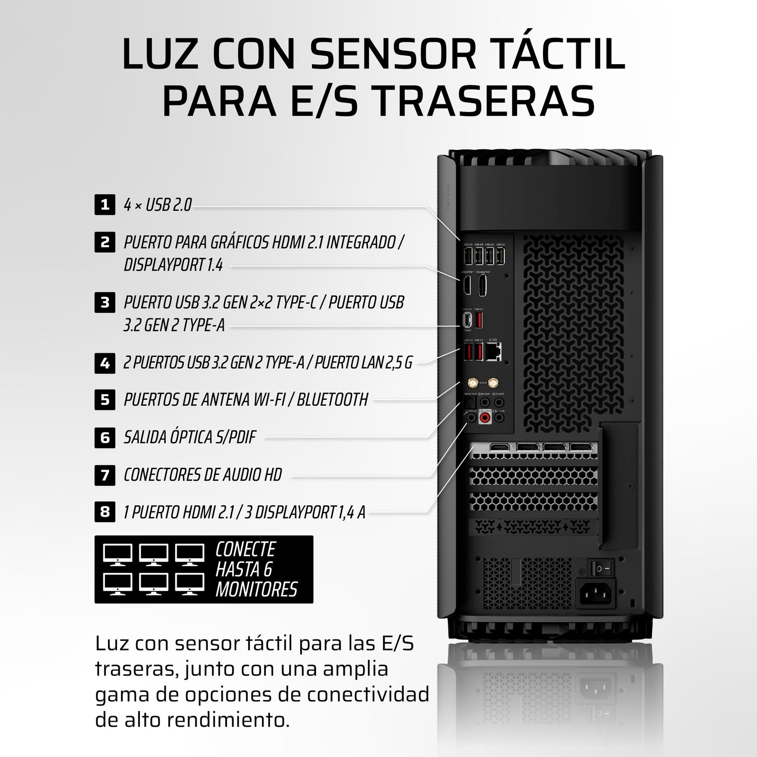 Corsair One i500 Gaming PC – CPU Intel Core i7-14700 con Refrigeración Líquida – GPU NVIDIA RTX 4070 Super con Refrigeración Líquida – Memoria Vengeance DDR5 32GB – 1TB SSD M.2 – Metal Oscuro