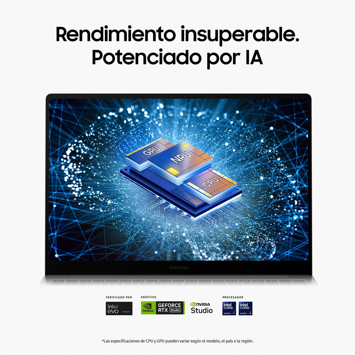 Samsung Galaxy Book4 Ultra, Ordenador Portátil Ultrafino 16" HDR, Táctil, Intel Core Ultra 7-155H, 16GB RAM, 1TB SSD, NVIDIA GeForce RTX 4050 (GDDR6), Windows 11 Home, Gris, Teclado QWERTY Español