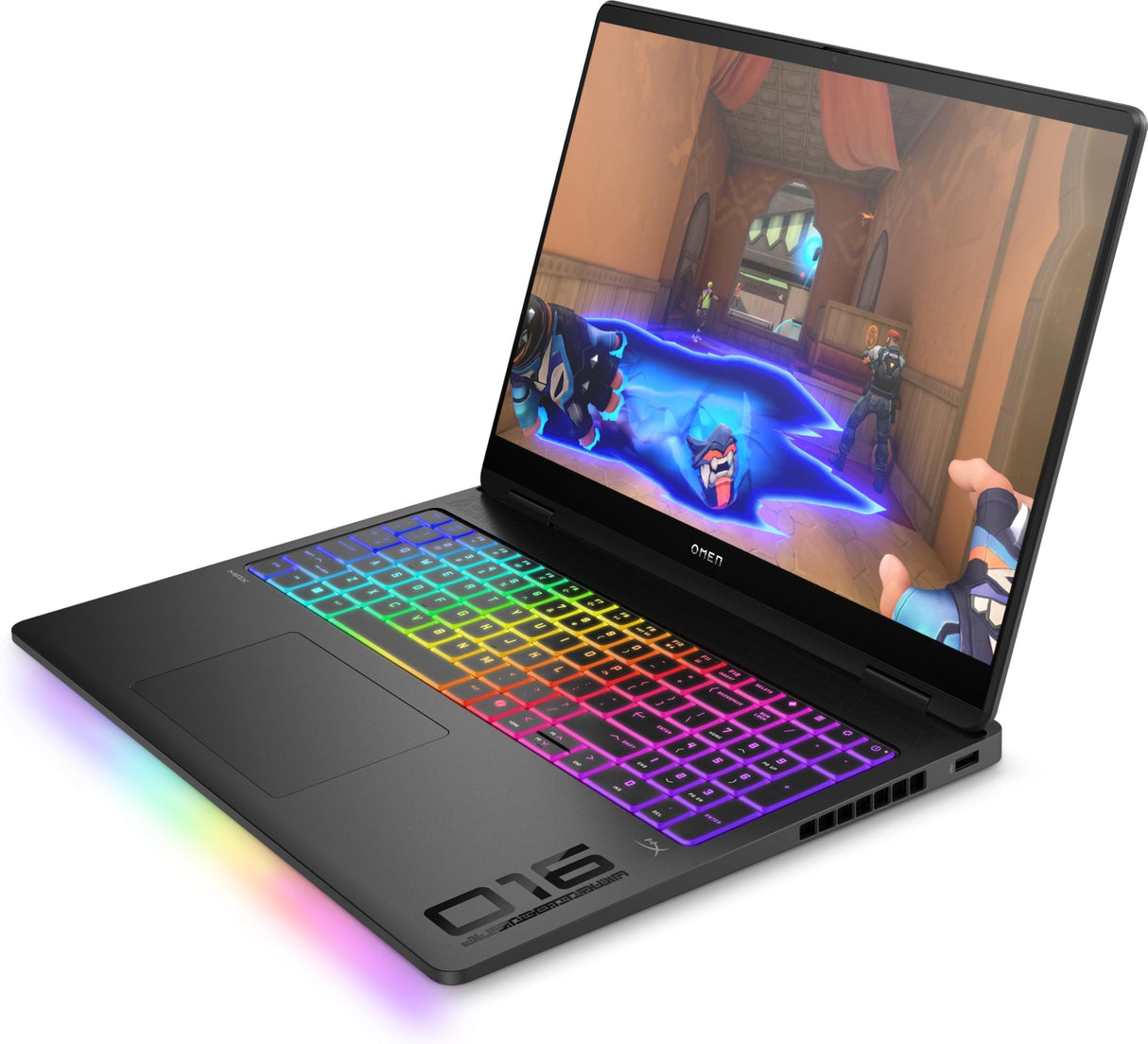 HP OMEN MAX 16-ah0018ns - Ordenador Portátil Gaming de 16" 2.5K 240Hz (Intel Ultra 7-255HX, 32GB RAM, 1 TB, NVIDIA GeForce RTX 5070 TI 12GB, Windows 11, WiFi 7) Negro - Teclado QWERTY Español
