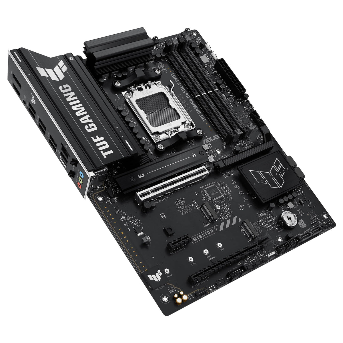 ASUS TUF Gaming B650E-E WiFi - Placa Base AMD B650 ATX, 8+2+1 etapas de Potencia 80A, DDR5, PCIe 5.0, M.2, Wi-Fi 6E, Ethernet 2,5 GB, DisplayPort, HDMI, USB Tipo-C, BIOS Flashback, Aura Sync