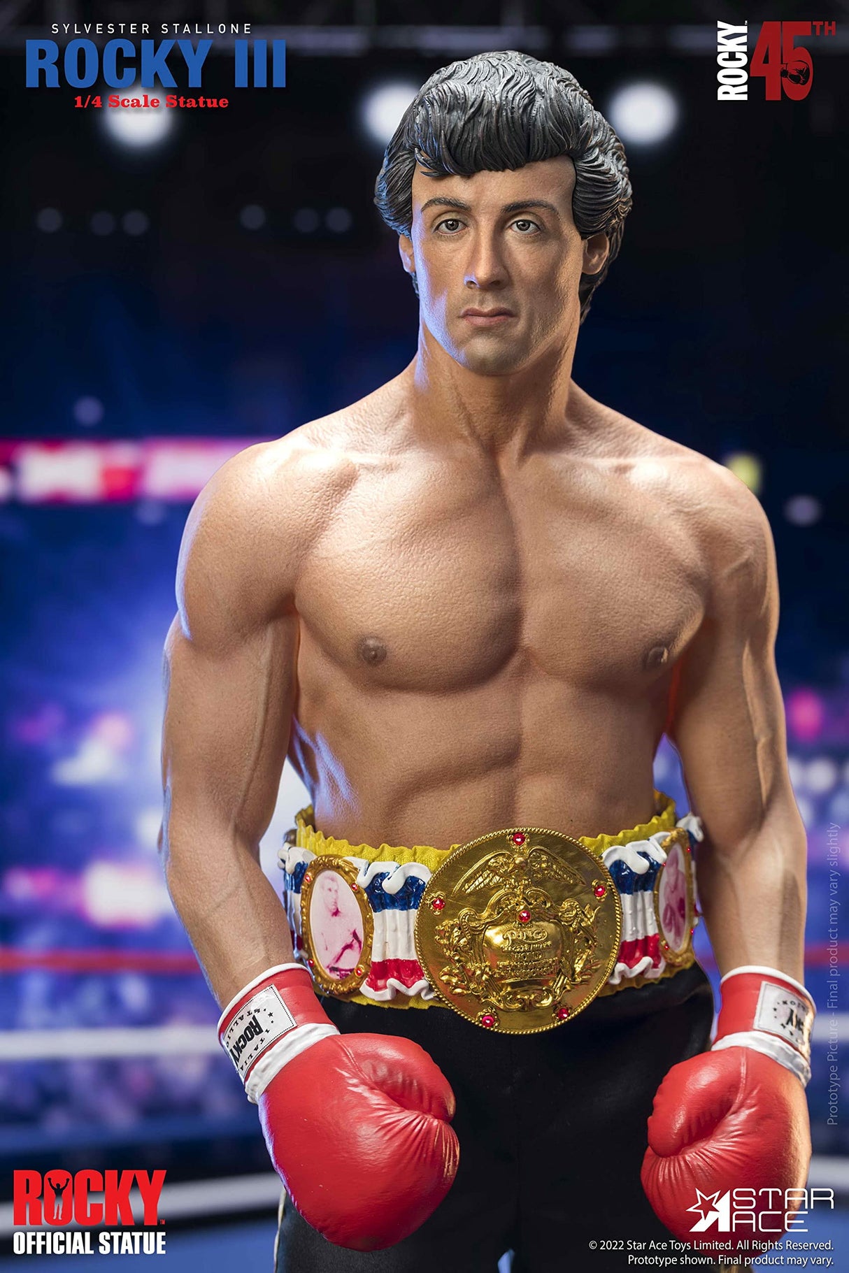 STAR ACE Toys Rocky III - Estatuilla 1/4 Rocky Balboa 46 cm