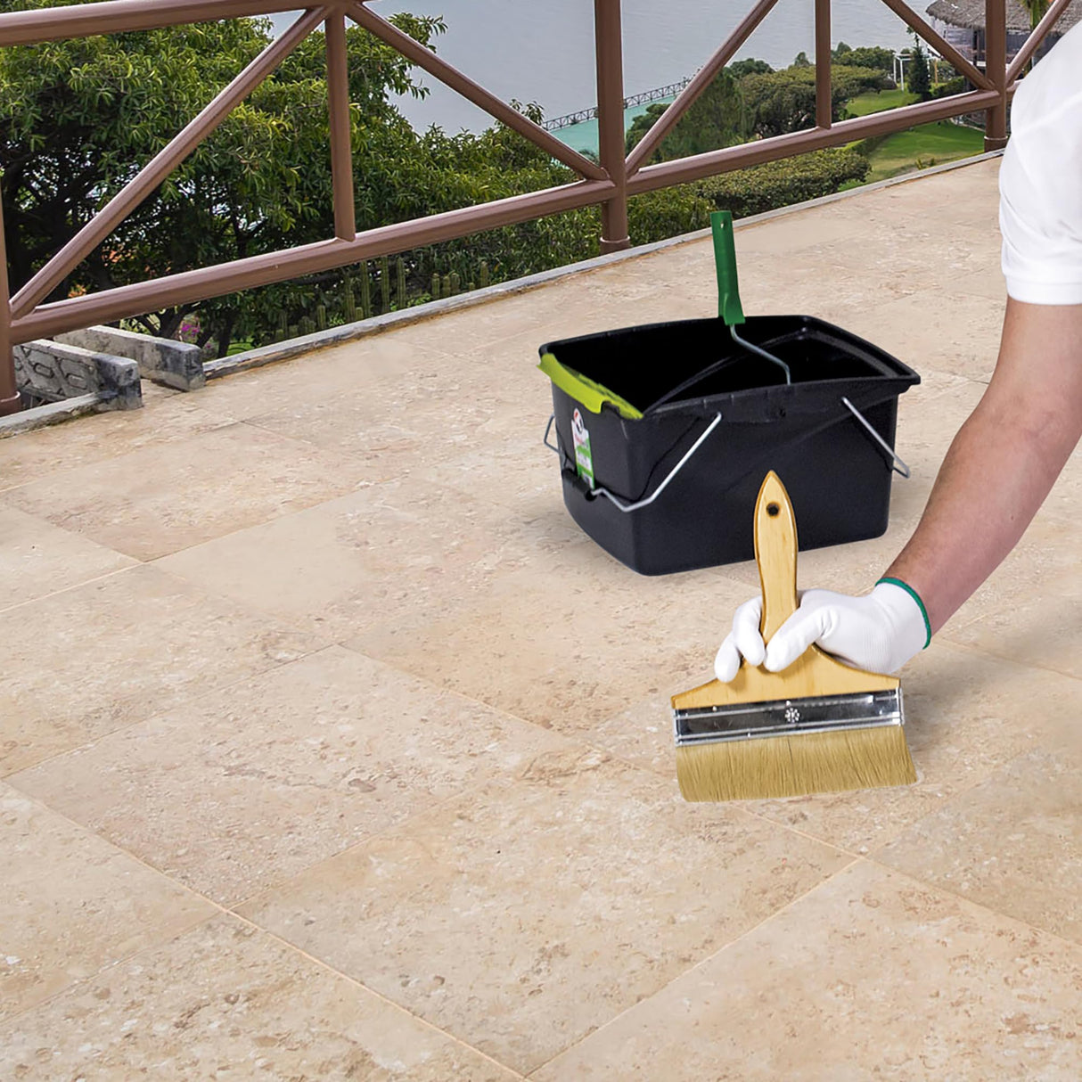 MONESTIR Impermeabilizante para Grietas y Juntas, Terrazas y Áticos, Suelo y Pared 10L