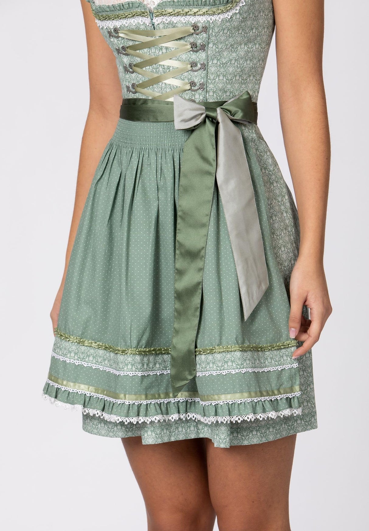 Stockerpoint Dirndl Kim Vestido para ocasión Especial, Verde (Sage), 38 para Mujer
