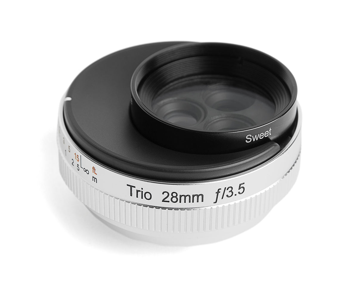 Lensbaby - Trio 28 - para Nikon Z - Diseñado Exclusivamente para cámaras sin Espejo - Ligero y Compacto - La Herramienta definitiva para los creativos
