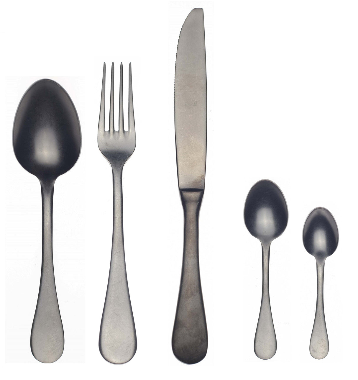 Mepra Tigre 109622030M - Cubertería (30 Piezas), Color Dorado ennegrecido