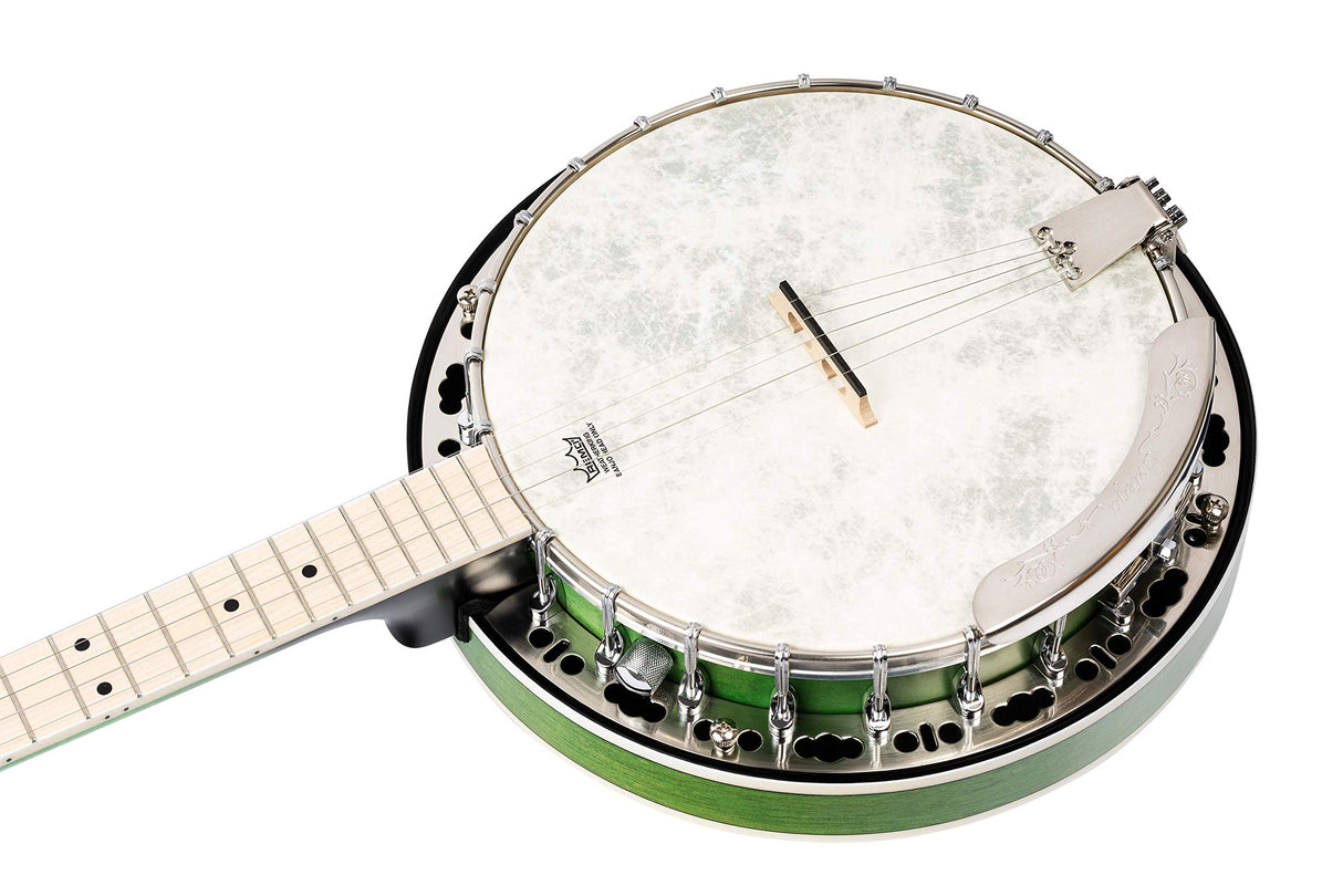 Banjo ORTEGA Falcon Series - Verde Transparente, OBJE400TGR