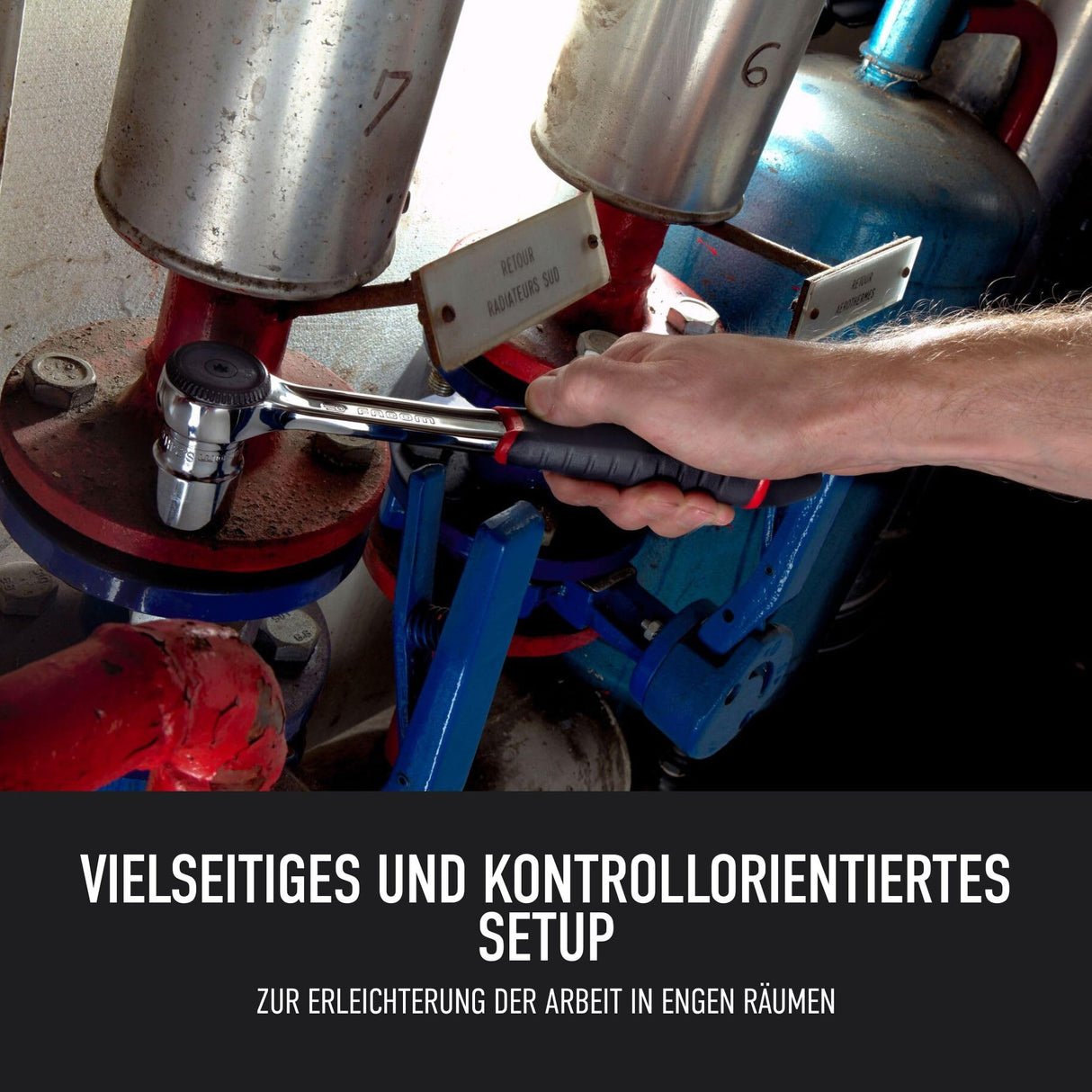 FACOM Juego de Llaves de Vaso y Puntas 1/4” y 1/2”, 58 Piezas, Carracas Selladas, MBOX, RS.161-2