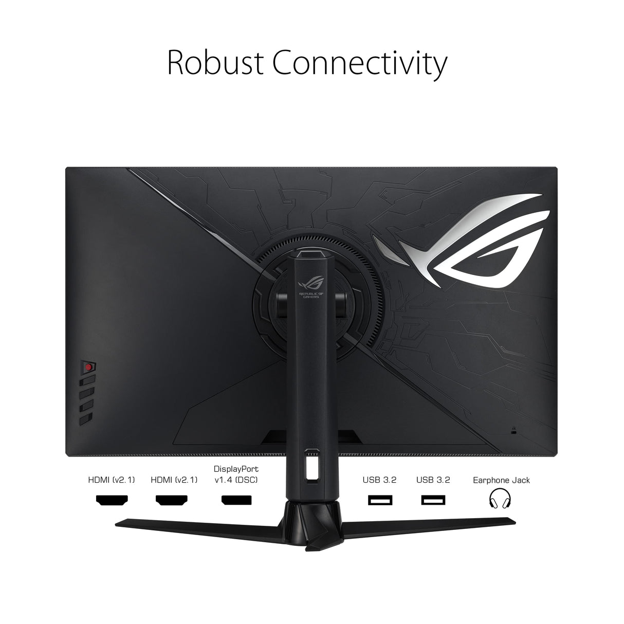 Asus ROG Strix XG32UQ - Monitor Gaming de 32 Pulgadas, 4K UHD, Fast IPS, 160 Hz OC, 1 ms GTG, NVIDIA G-Sync, FreeSync Premium Pro, Variable Overdrive, Display HDR 600, DCI-P3